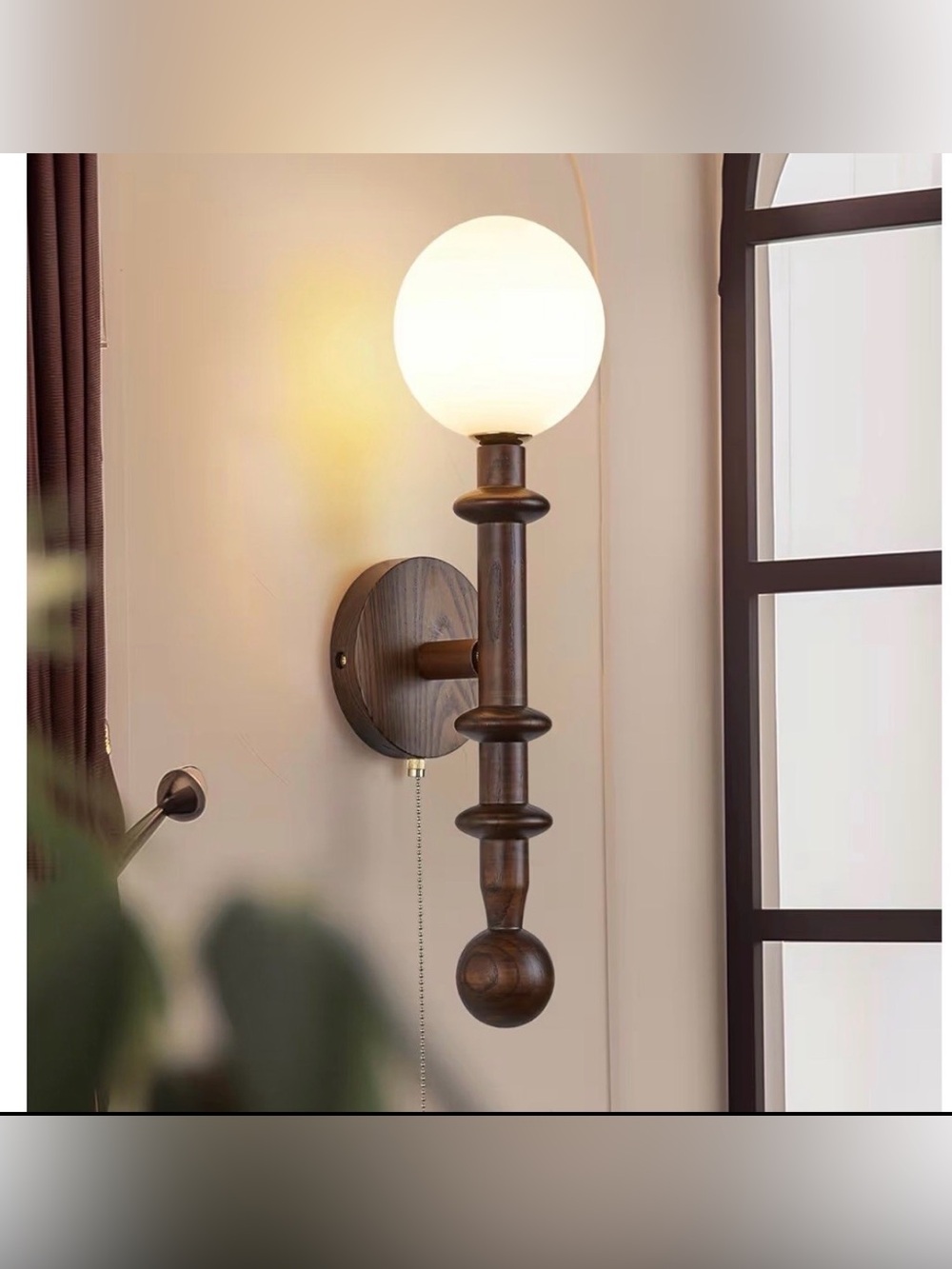 Industrial Globe Wall Sconce